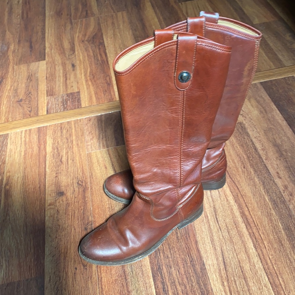 Frye Melissa Boots - Cognac